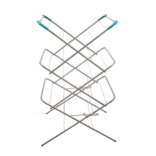 Rebrilliant 3 Tier Clothes Airer Folding Drying Rack Wayfair.co.uk